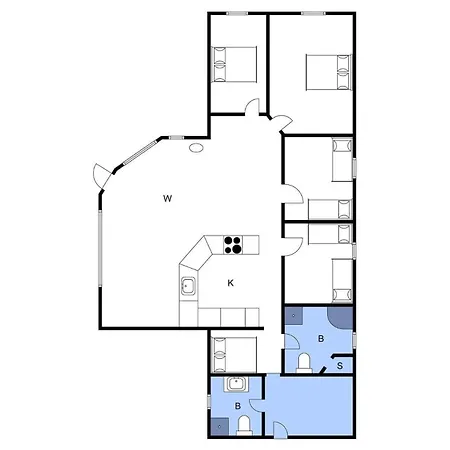 Casa vacanze Ll222-humble-aeblevaenget-6 *